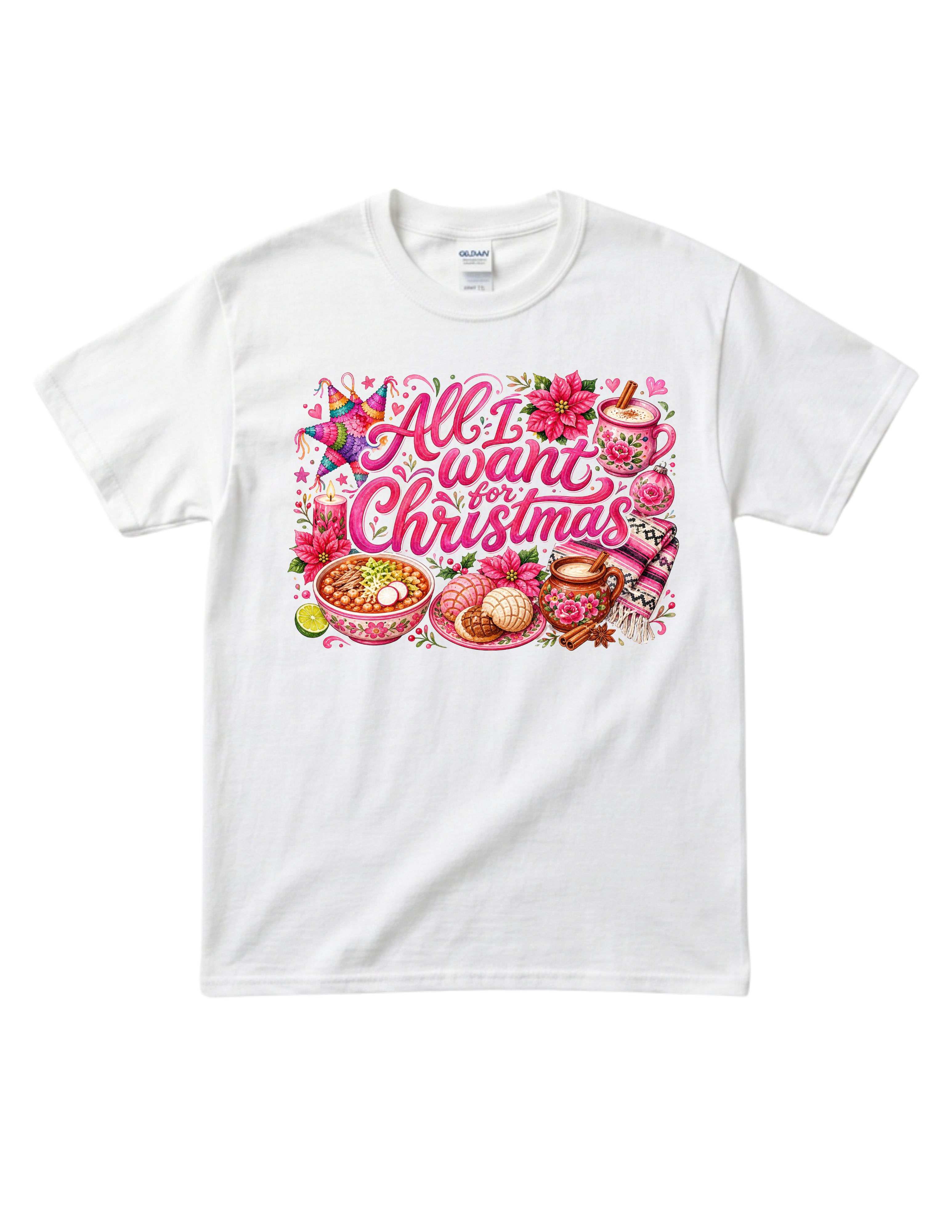 "All I Want for Christmas" Cotton T-shirt