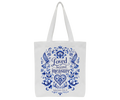 Talavera Canvas Tote Bag – Handcrafted Daily Carry