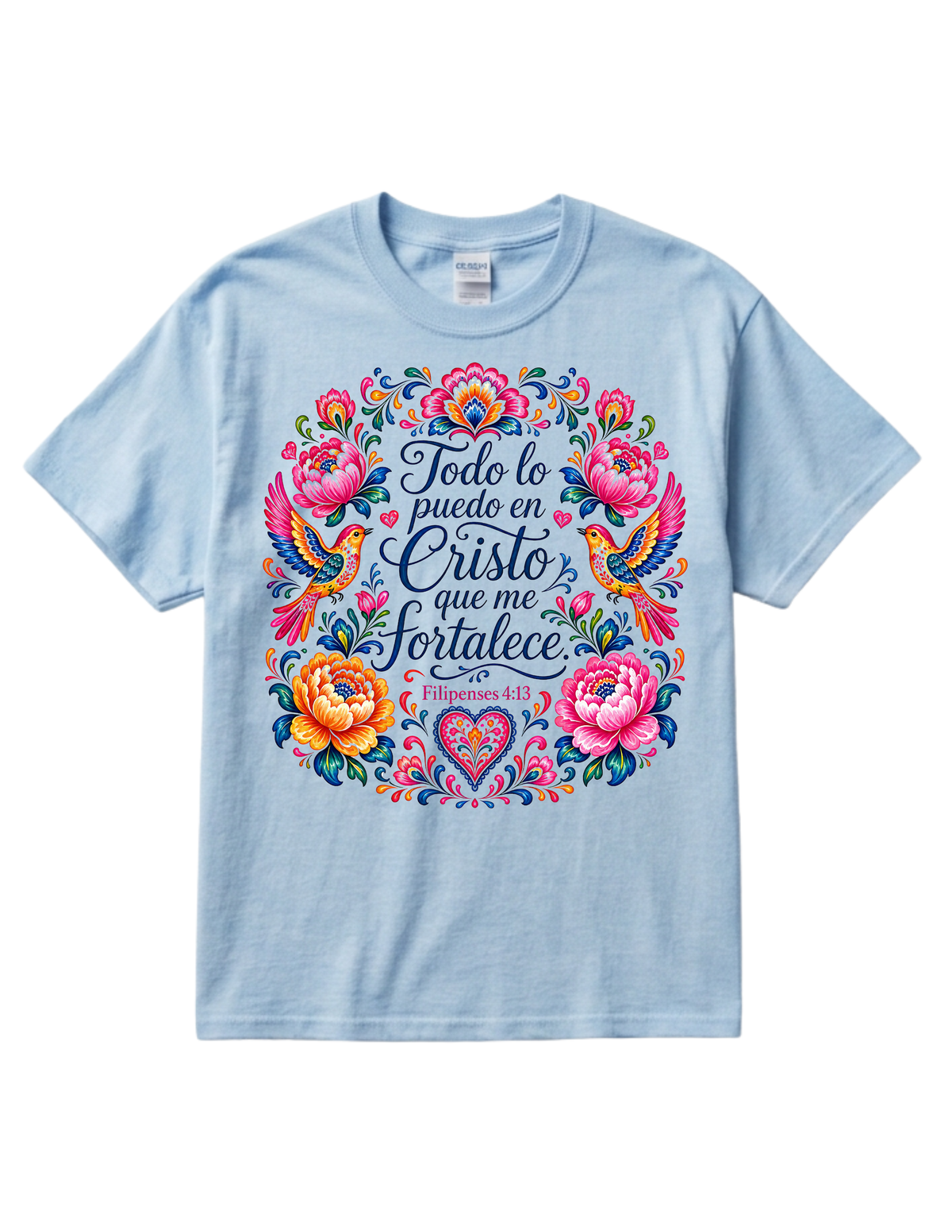 "Filipenses 4:13" Cotton Tshirt