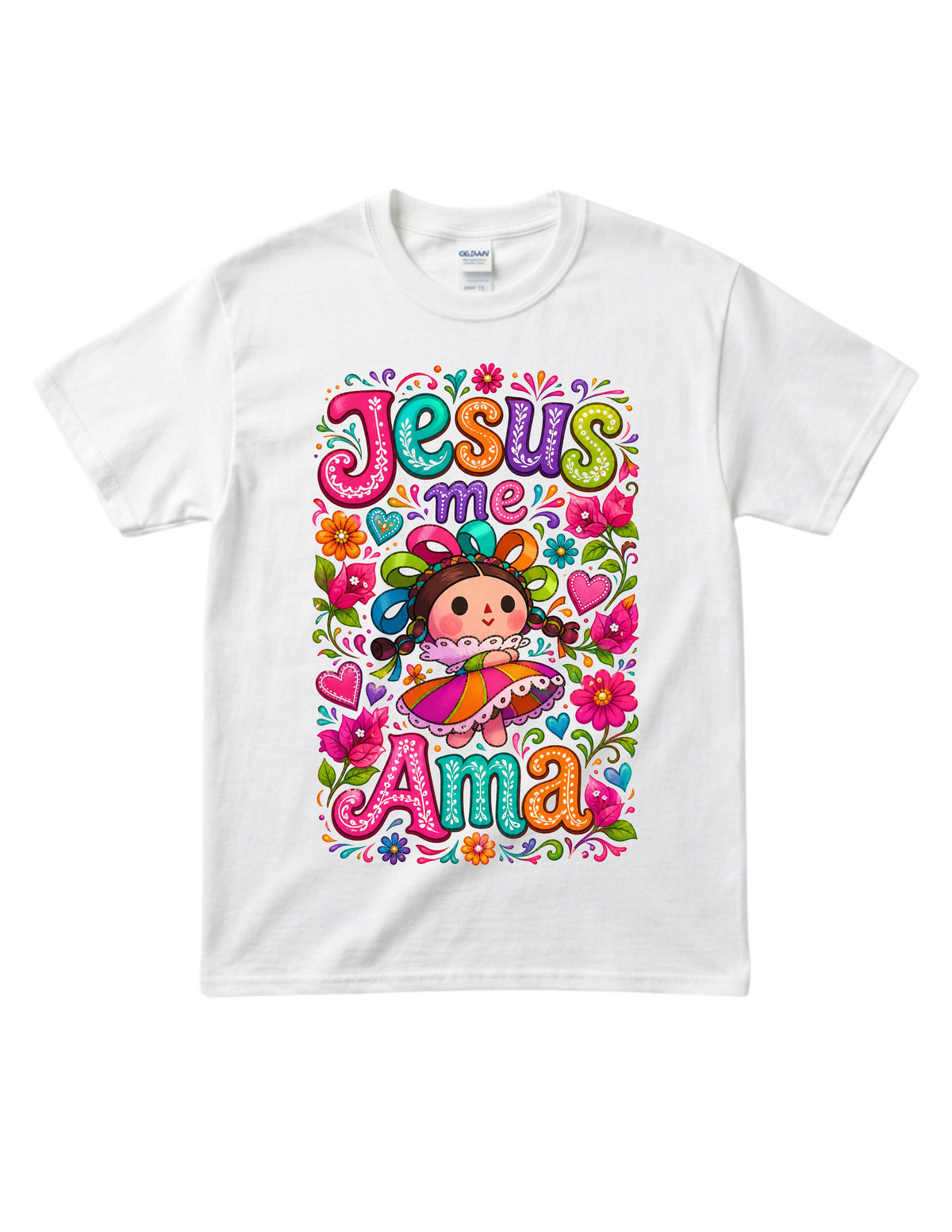 "Jesus Me Ama" Cotton T-Shirt