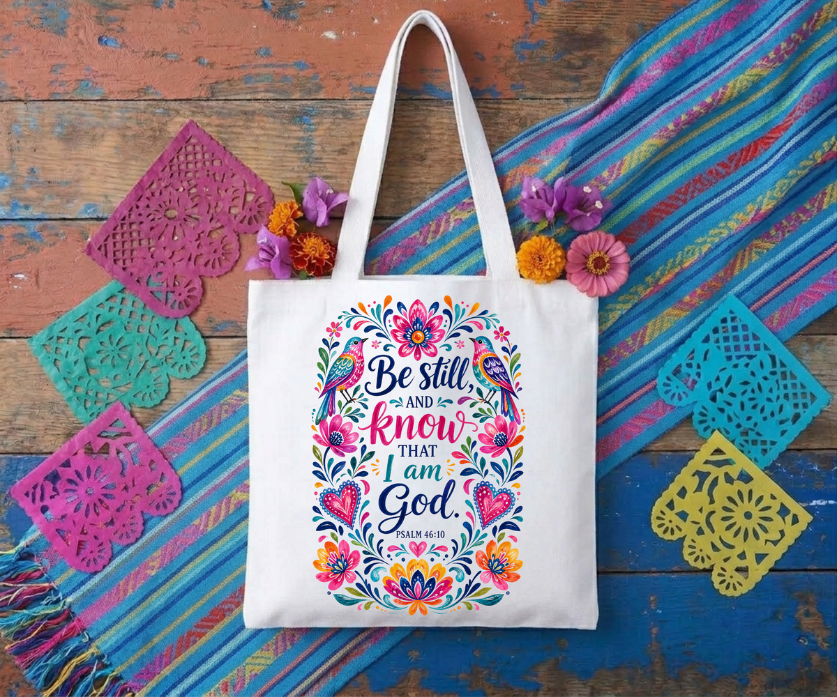 Floral Canvas Tote Bag – Handcrafted Daily Carry