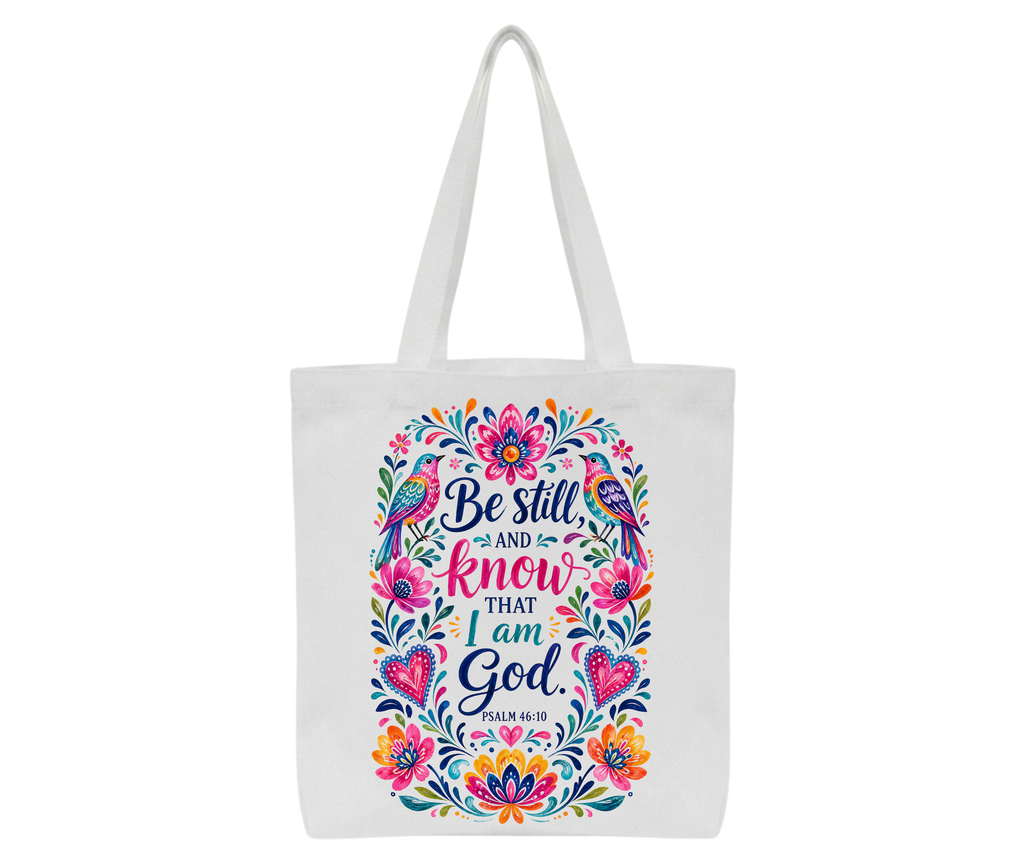 Floral Canvas Tote Bag – Handcrafted Daily Carry