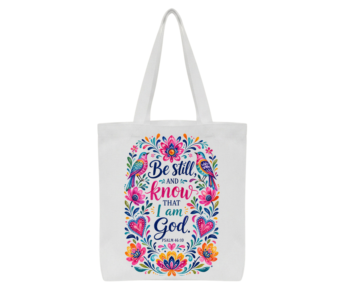 Floral Canvas Tote Bag – Handcrafted Daily Carry