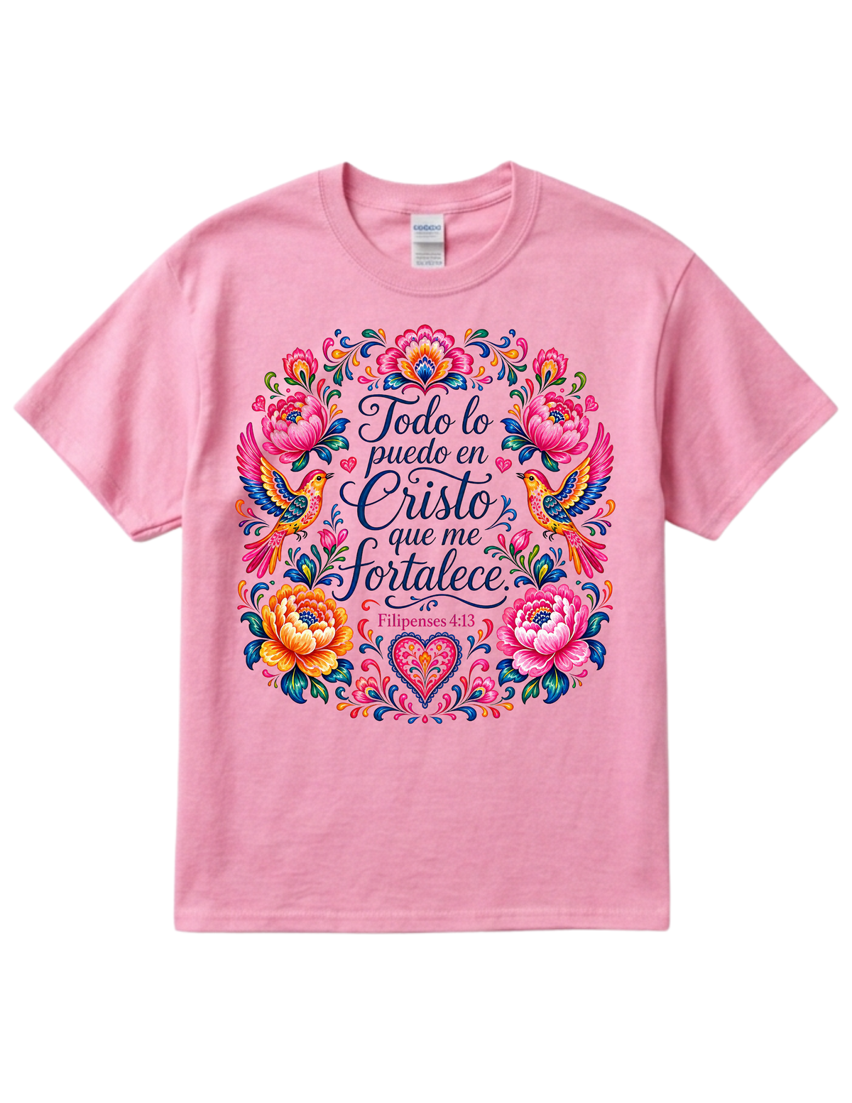 "Filipenses 4:13" Cotton Tshirt