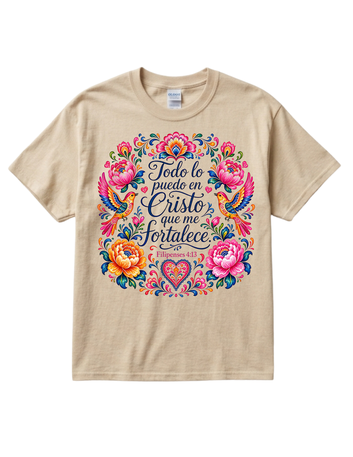 "Filipenses 4:13" Cotton Tshirt