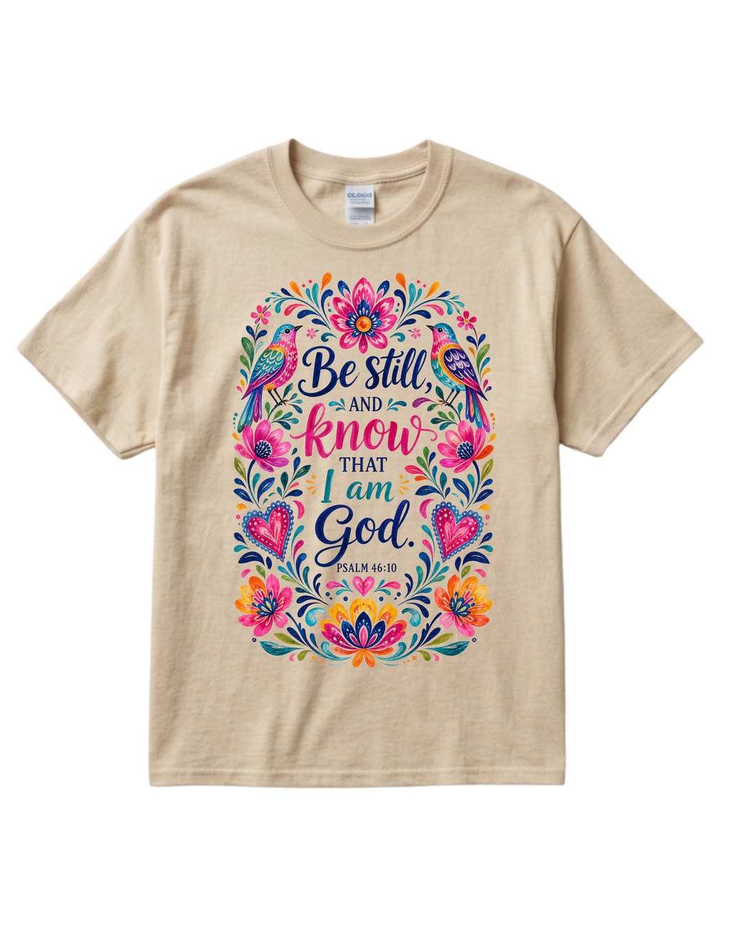 "Be Still" Cotton T-shirt