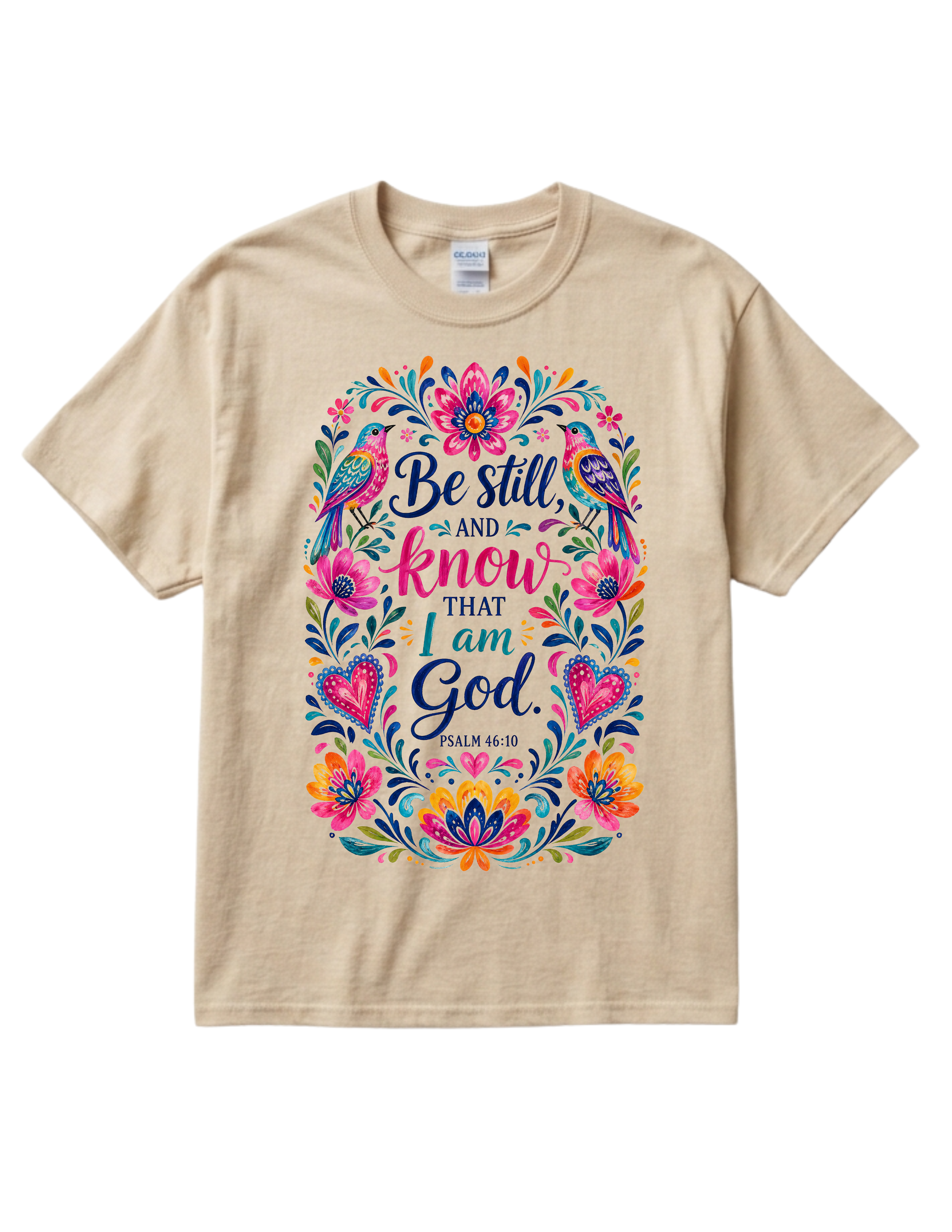 "Be Still" Cotton T-shirt