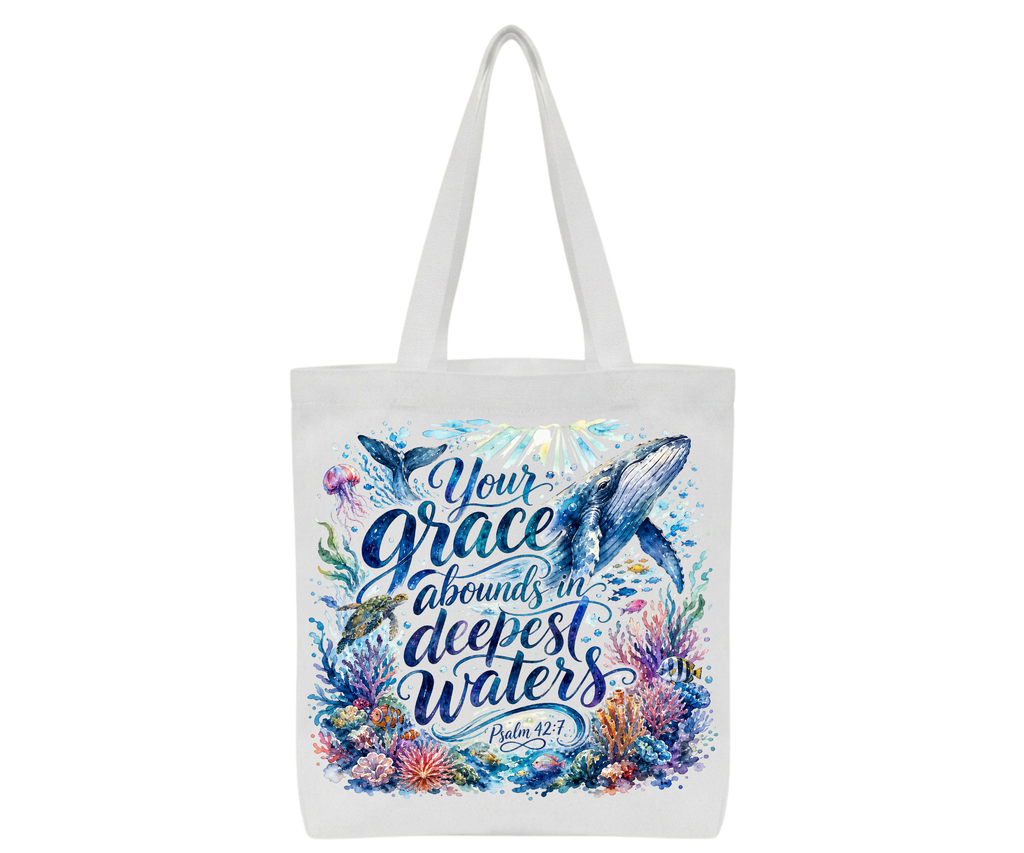 Ocean Canvas Tote Bag – Handcrafted Daily Carry