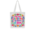 Spanish Vibrant Canvas Tote Bag – Handcrafted Daily Carry