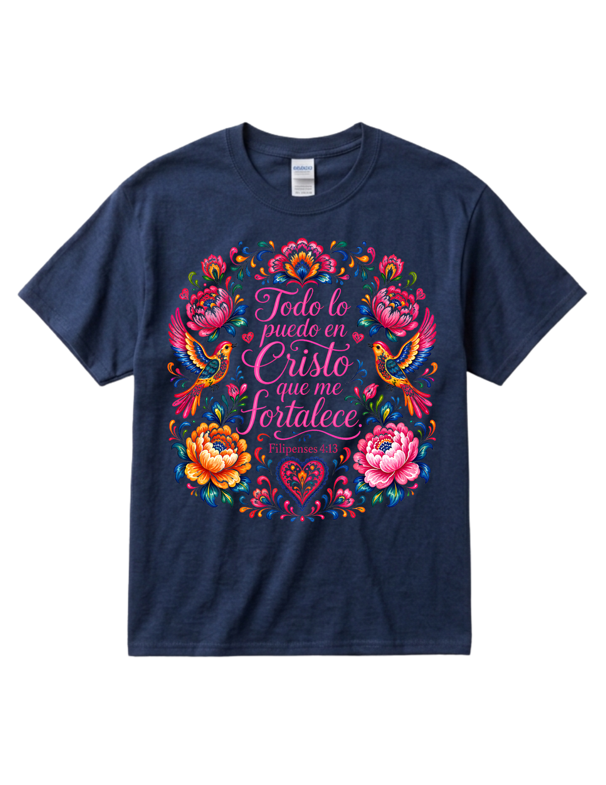 "Filipenses 4:13" Cotton Tshirt